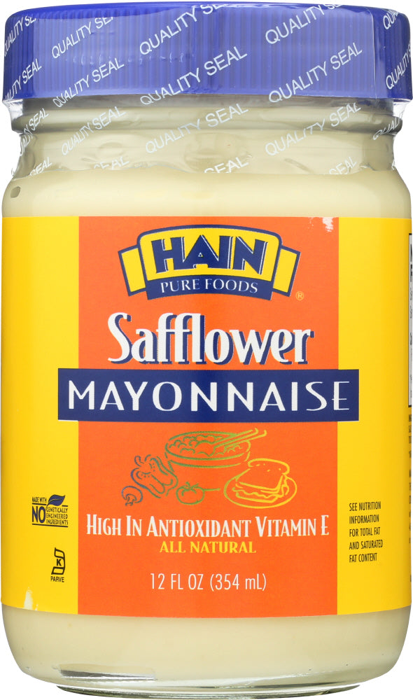 HAIN PURE FOODS: Safflower Mayonnaise, 12 oz