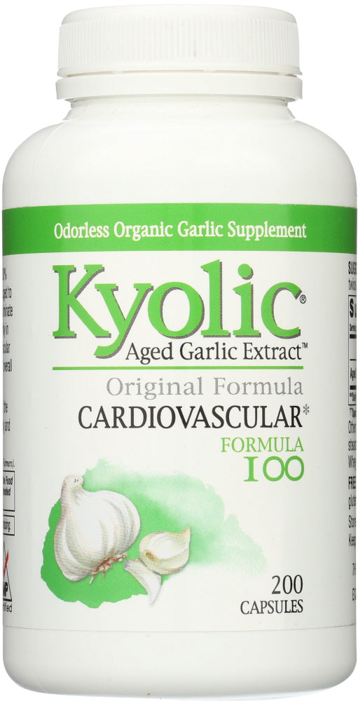 KYOLIC: Aged Garlic Extract Cardiovascular Original Formula 100, 200 Capsules