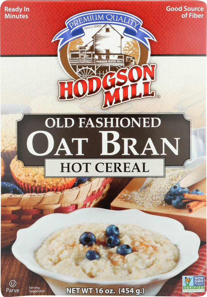 HODGSON MILL: Oat Bran Hot Cereal, 16 oz