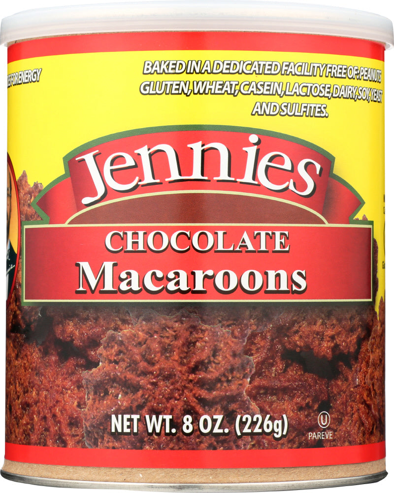 JENNIES: Gluten Free Chocolate Macaroons, 8 oz
