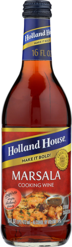 HOLLAND HOUSE: Marsala Cooking Wine, 16 oz