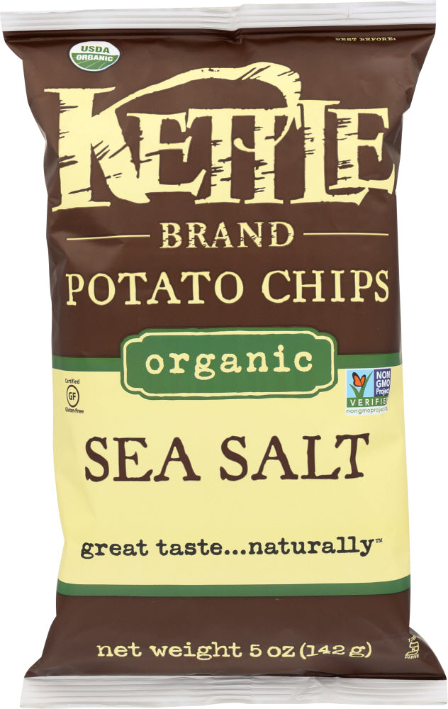 KETTLE BRAND: Organic Potato Chips Sea Salt, 5 oz