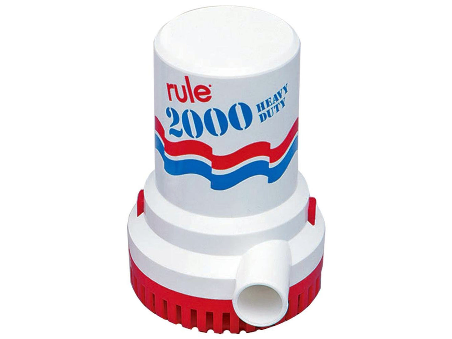 Rule Marine Bilge Pump for Boats - 2000 Gph, 24v.