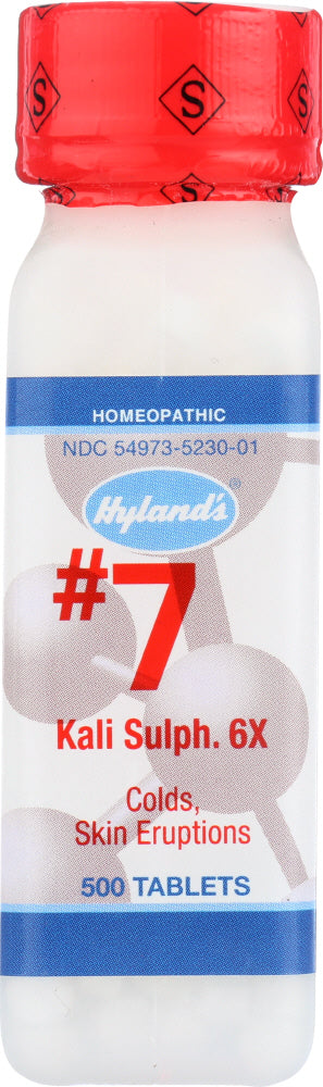 HYLAND'S: No.7 Kali Sulphate 6X, 500 Tablets
