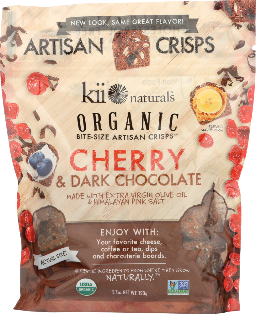 KII NATURALS: Bites Dark Cocoa & Cherry, 5.3 oz