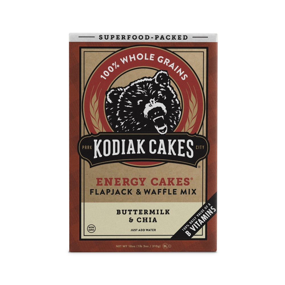 KODIAK: Flapjack Waffle Buttermilk & Chia, 20 oz