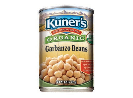 KUNERS: Organic Garbanzo Beans, 15 oz
