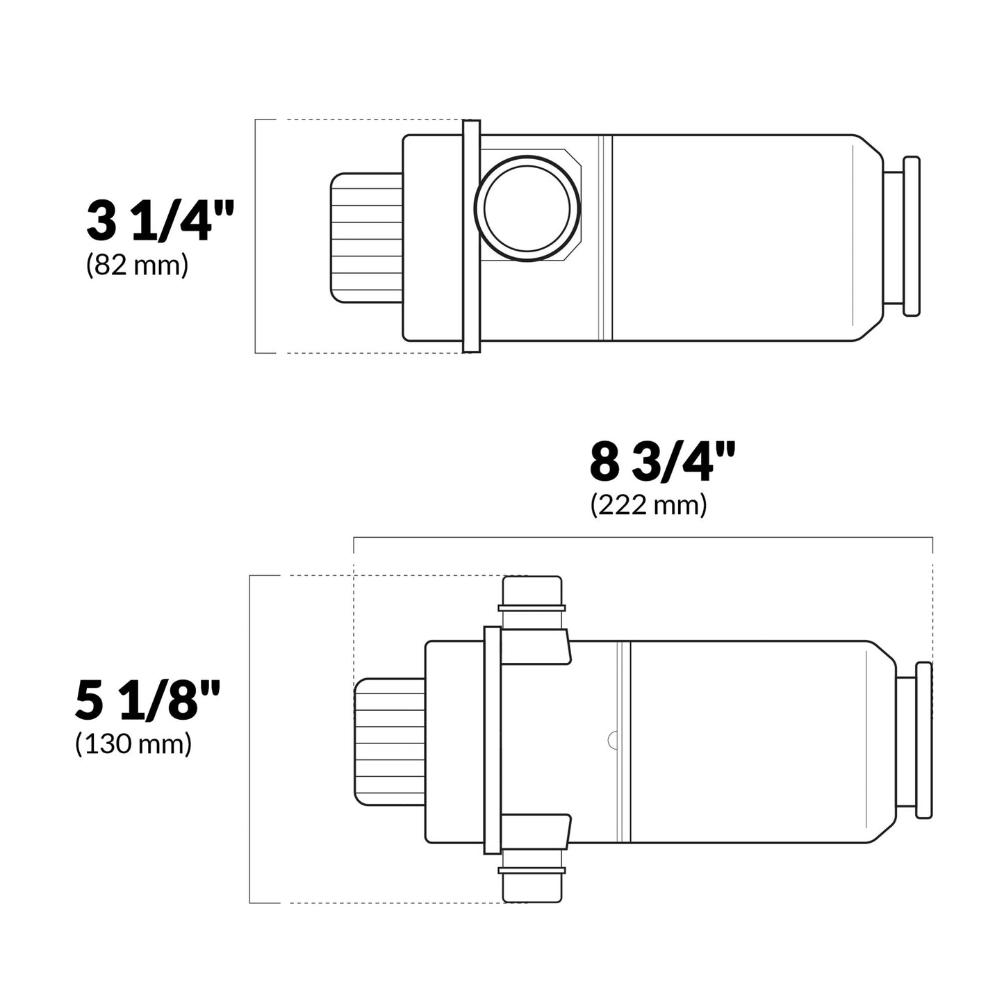 Replacement Motor / Macerator Pump for Electric Toilet, 12V