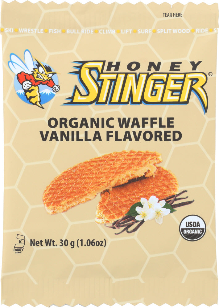 HONEY STINGER: Waffle Vanilla, 1 oz