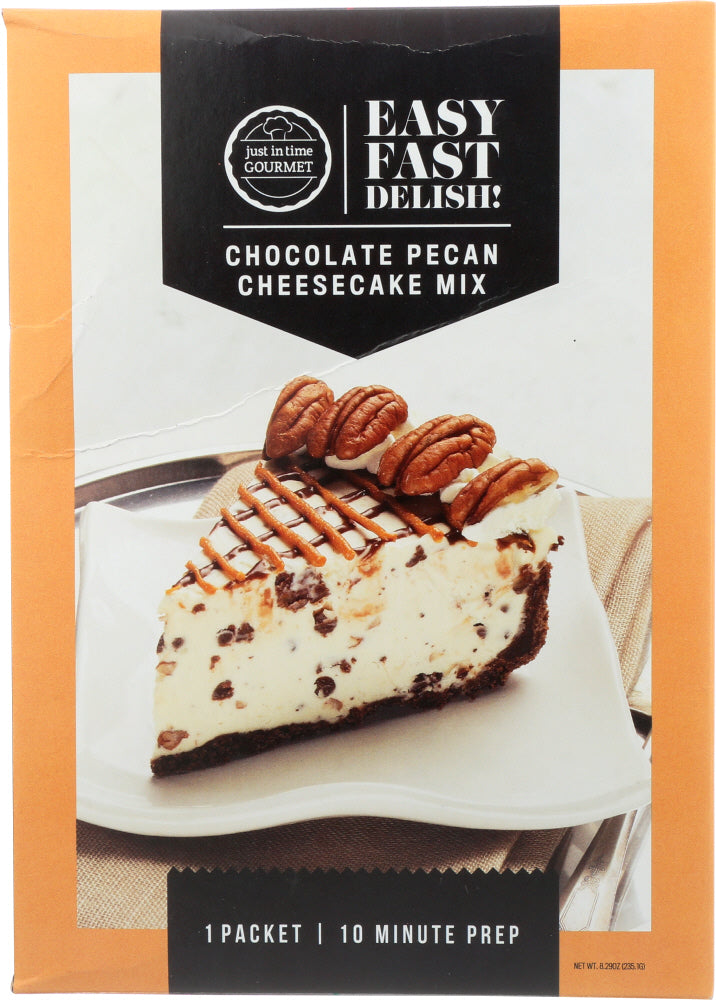 JUST IN TIME GOURMET: Cheesecake Chocolate Pecan Mix, 8.29 oz