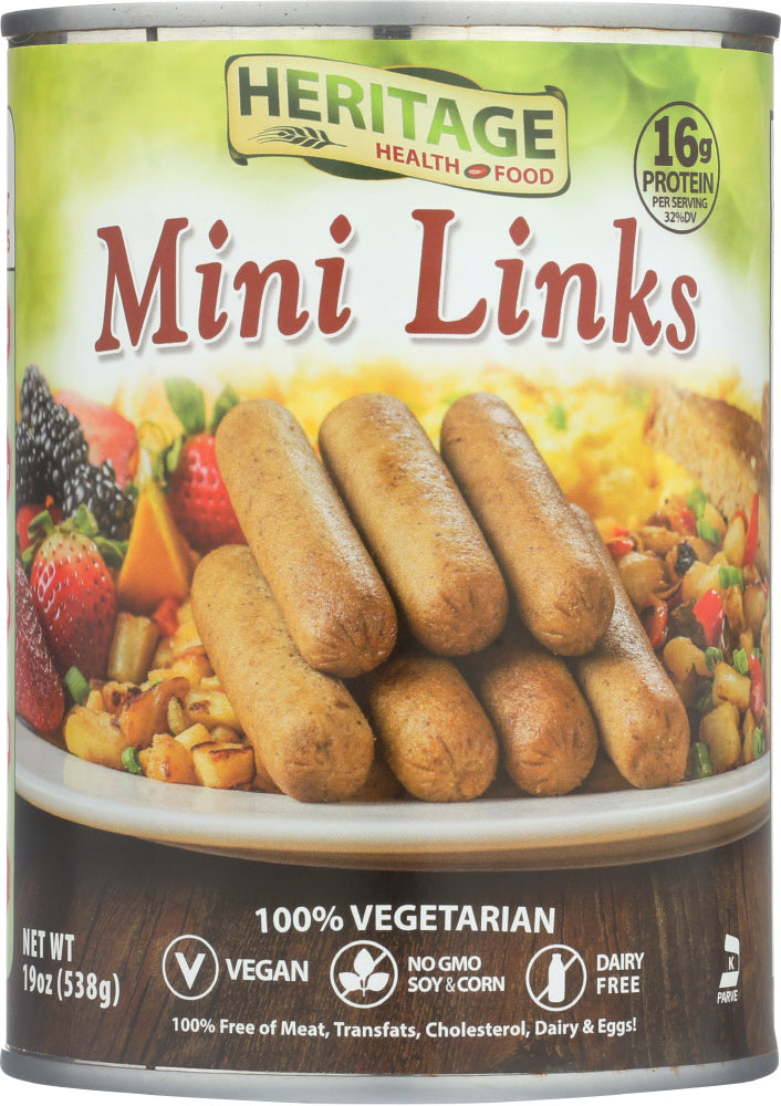 HERITAGE HEALTH: Mini Link Vegan Breakfast,19 oz