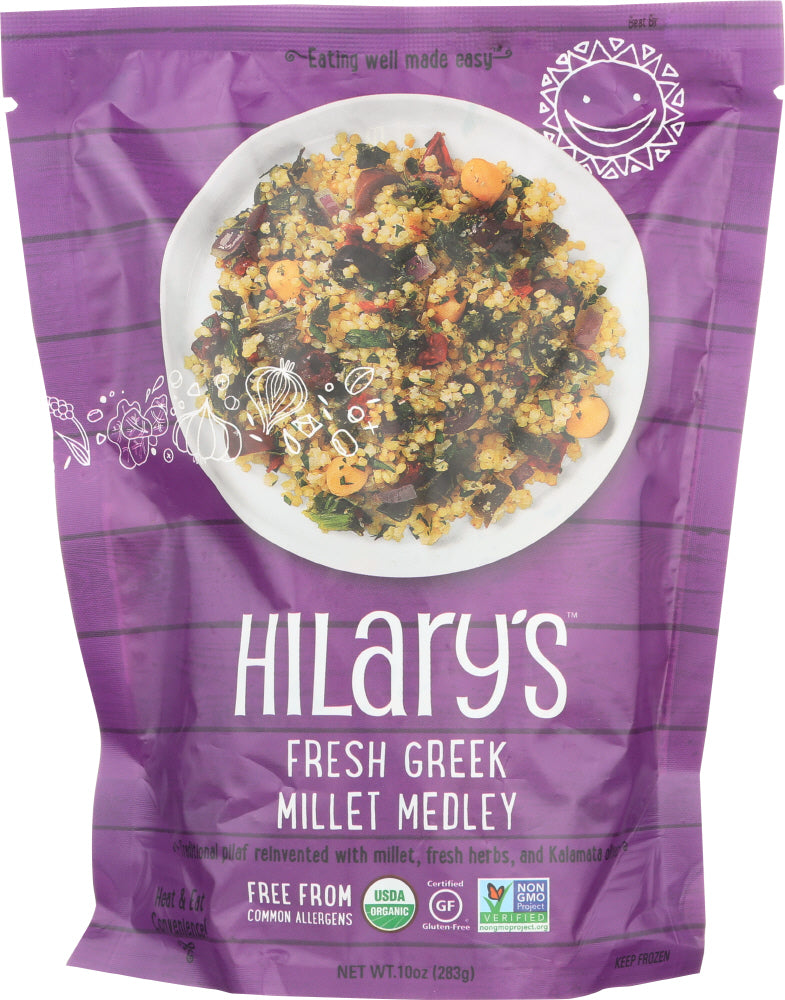 HILARYS EAT WELL: Fresh Greek Millet Medley Entree, 10 oz
