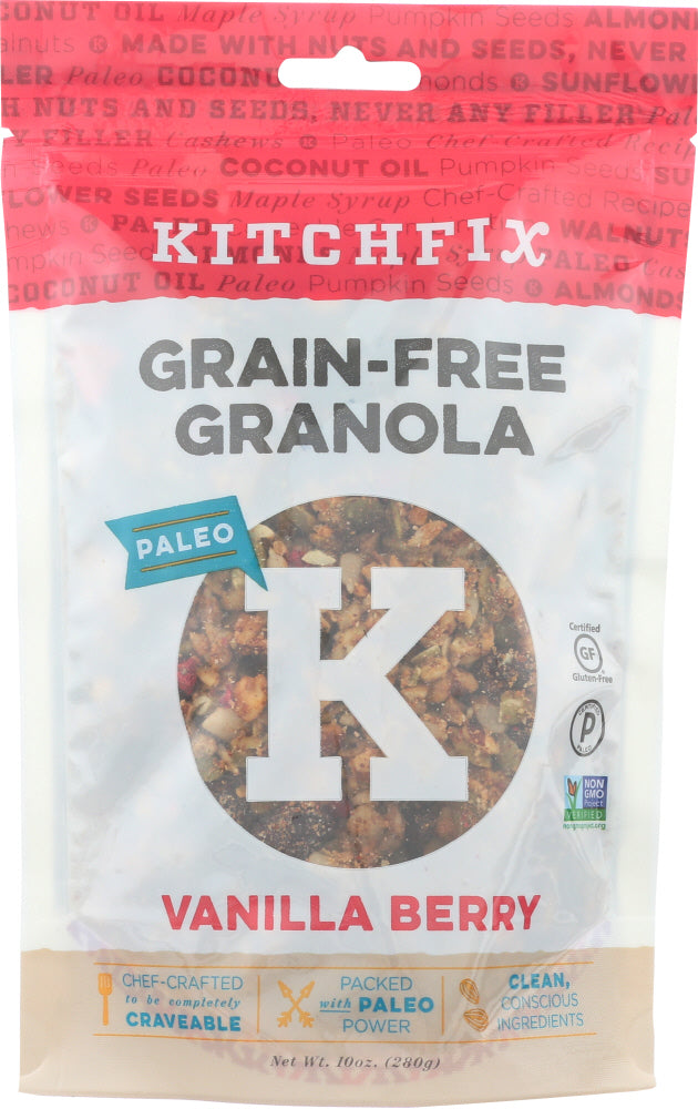 KITCHFIX: Vanilla Berry Granola, 10 oz