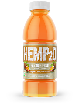 HEMP2O: Water Passion Fruit Vitamin Organic, 16.9 oz