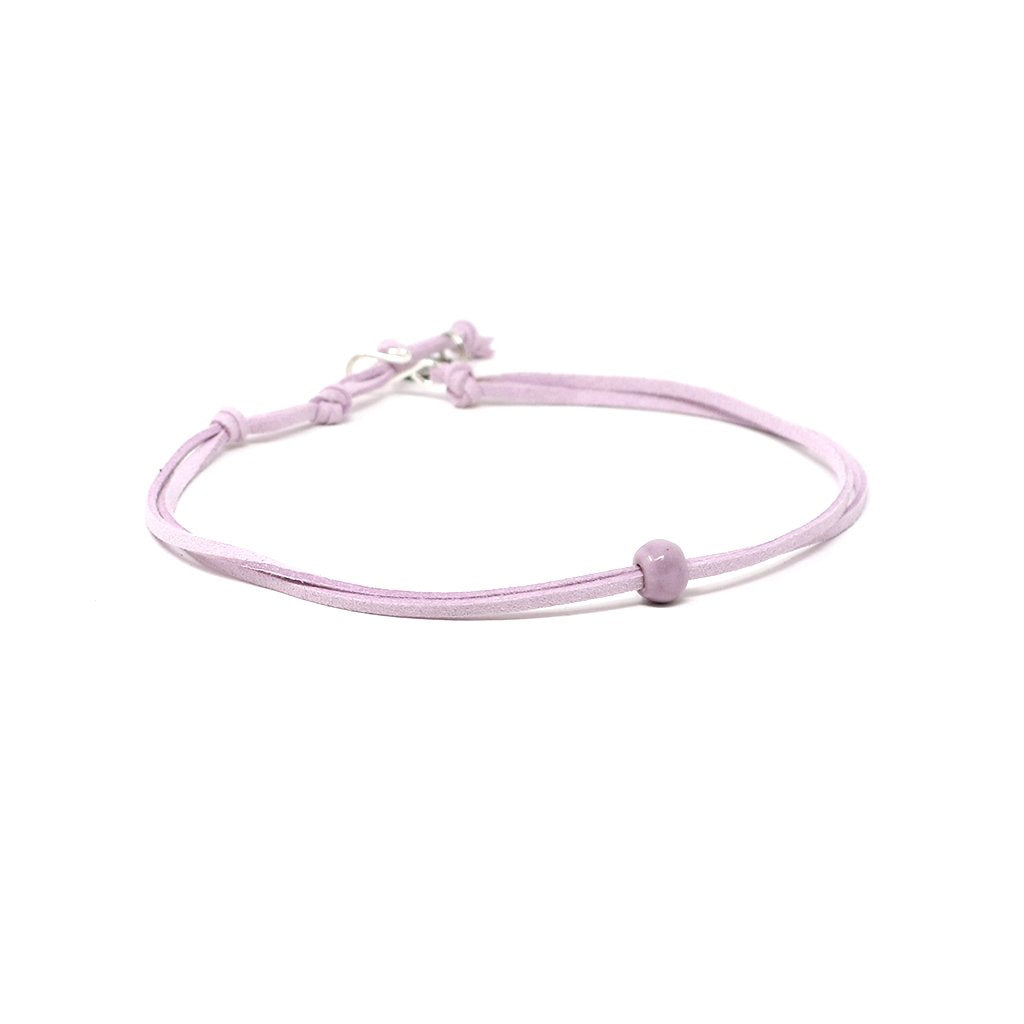 Lilac Beaded Choker