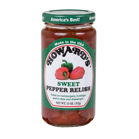 HOWARDS: Relish Sweet Pepper, 11 oz