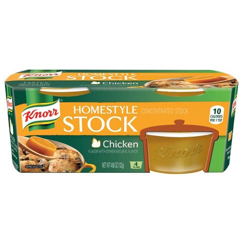 KNORR: Stock Chicken Homestyle 4 Pack, 4.66 oz