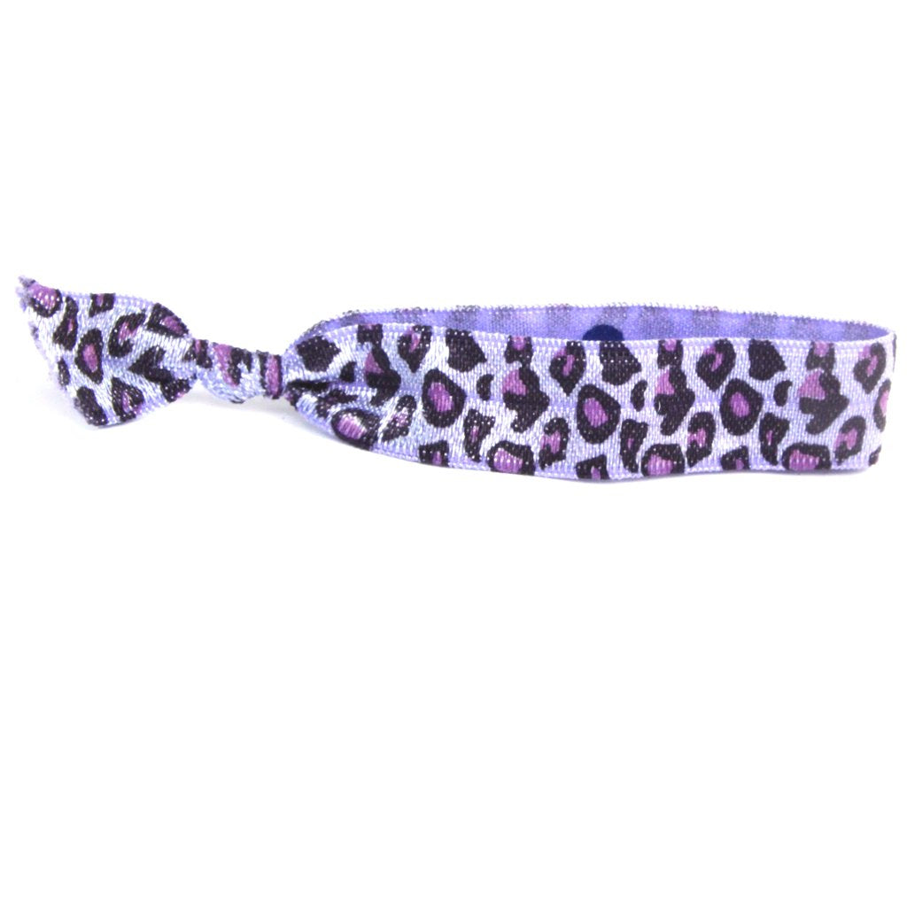 Purple Leopard Hair Bracelet