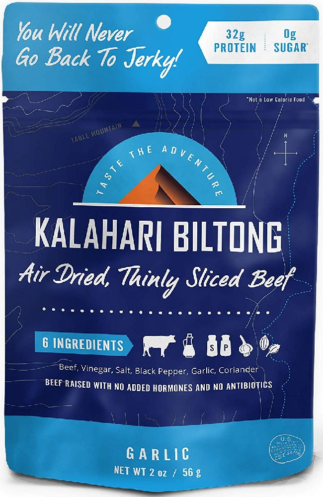 KALAHARI BILTONG: Biltong Garlic, 2 oz