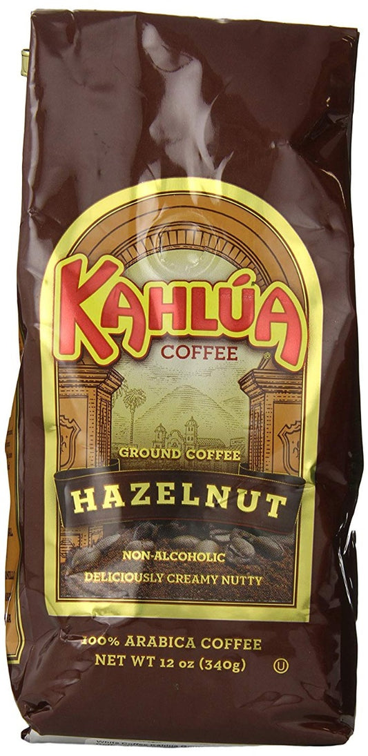 KAHLUA: Coffee Ground Hazelnut, 12 oz