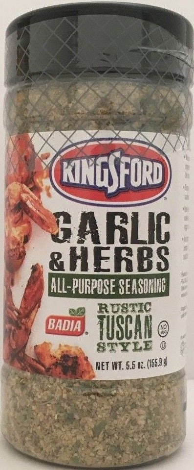 KINGSFORD: Seasoning Garlic and Herb, 5.5 oz