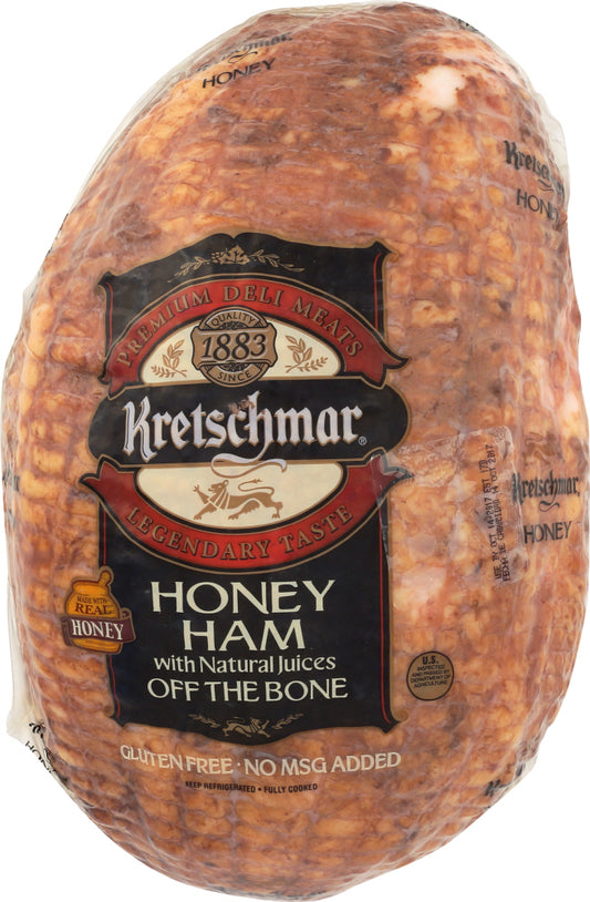 KRETSCHMAR: Off The Bone Honey Ham, 10 lb