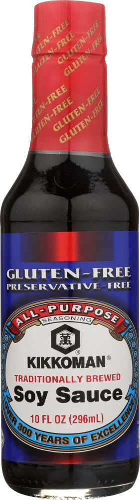 KIKKOMAN: Soy Sauce Gluten-Free, 10 oz