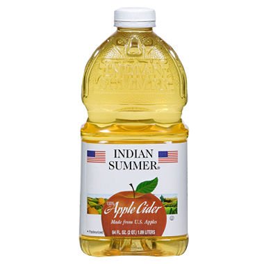 INDIAN SUMMER: Juice Apple Cider, 64 oz