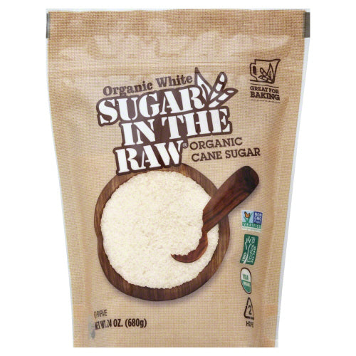 IN THE RAW: Sugar White Cane Organic, 24 oz