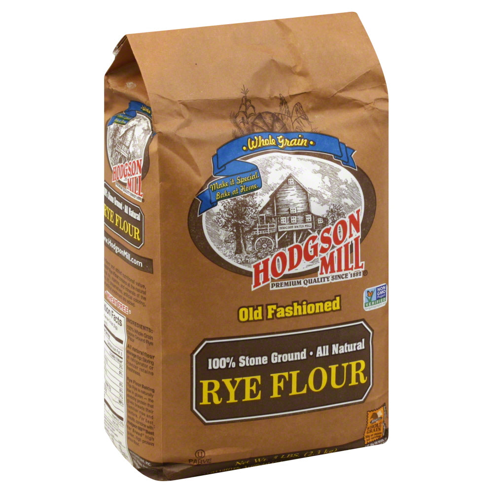 HODGSON MILL: Old Fashioned Rye Flour, 5 lb