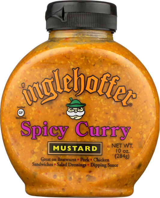 INGLEHOFFER: Mustard Spicy Curry, 10 oz