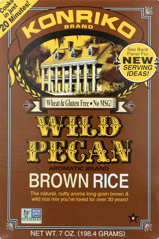 Konriko Brown Rice Wild Pecan, 7 Oz