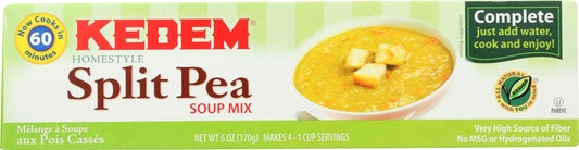 KEDEM: Soup Mix Split Pea Cello, 6 oz