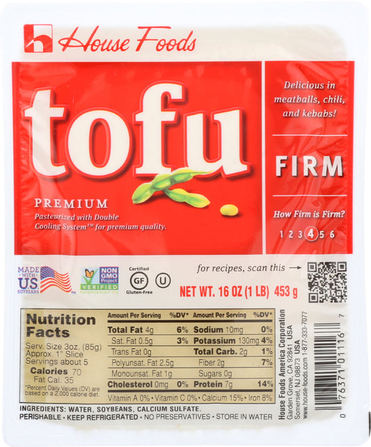 HOUSE FOODS: Tofu Firm, 16 oz