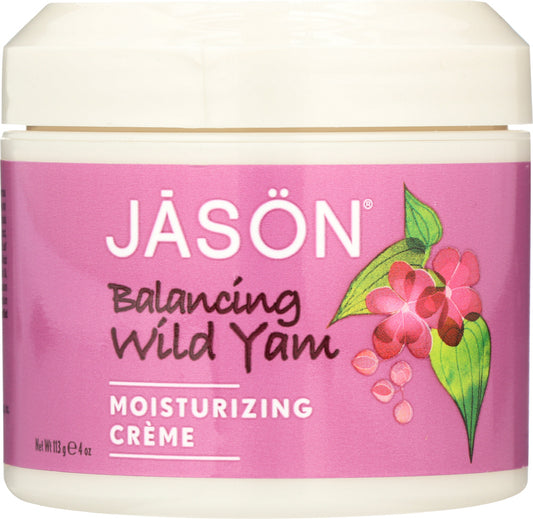 JASON: Moisturizing Cream Balancing Wild Yam, 4 oz