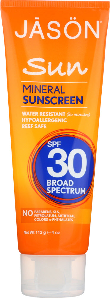 JASON: Sun Mineral Sunscreen SPF 30 Broad Spectrum, 4 oz