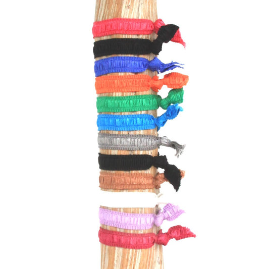 Multi Solids Hair Bracelets