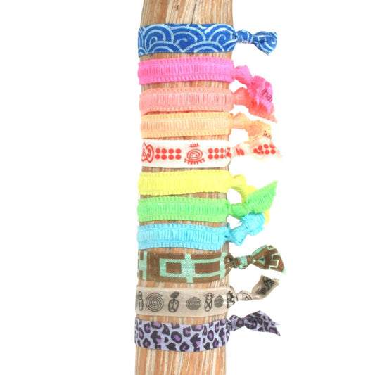Haiti Life Print Hair Bracelets