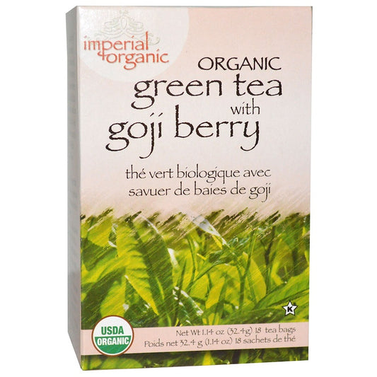 IMPERIAL ORGANIC: Green Tea Goji Berry, 18 bg