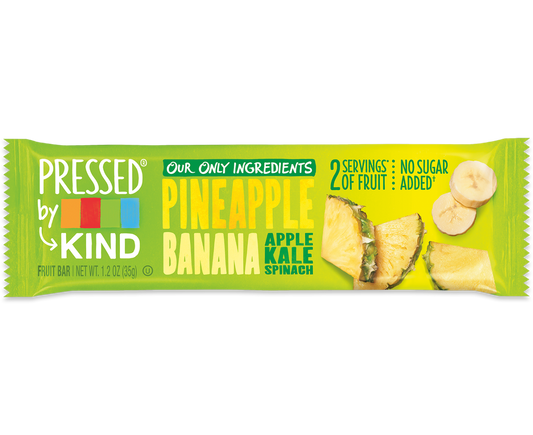 KIND: Pressed Bar Pineapple Banana Kale Spinach, 1.2 oz