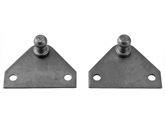 Stainless Steel Flat Mounting Brackets SL40SSP3-7, Pair