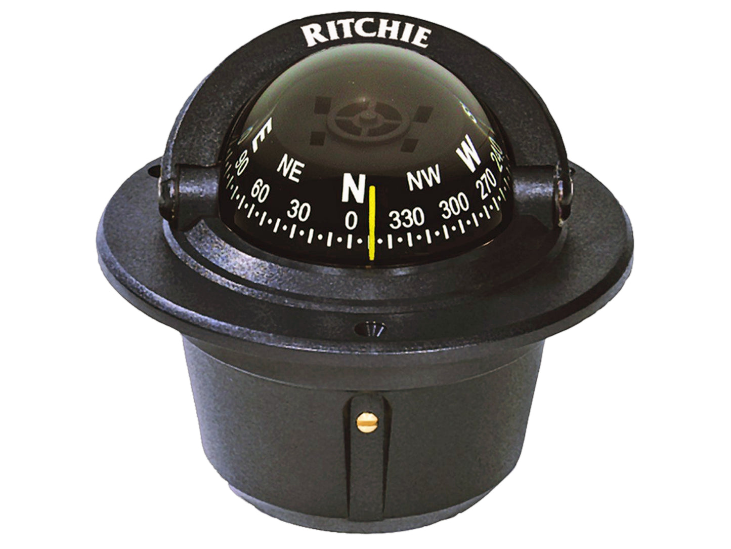 Ritchie F-50 Explorer Flush Mount Compass, Black