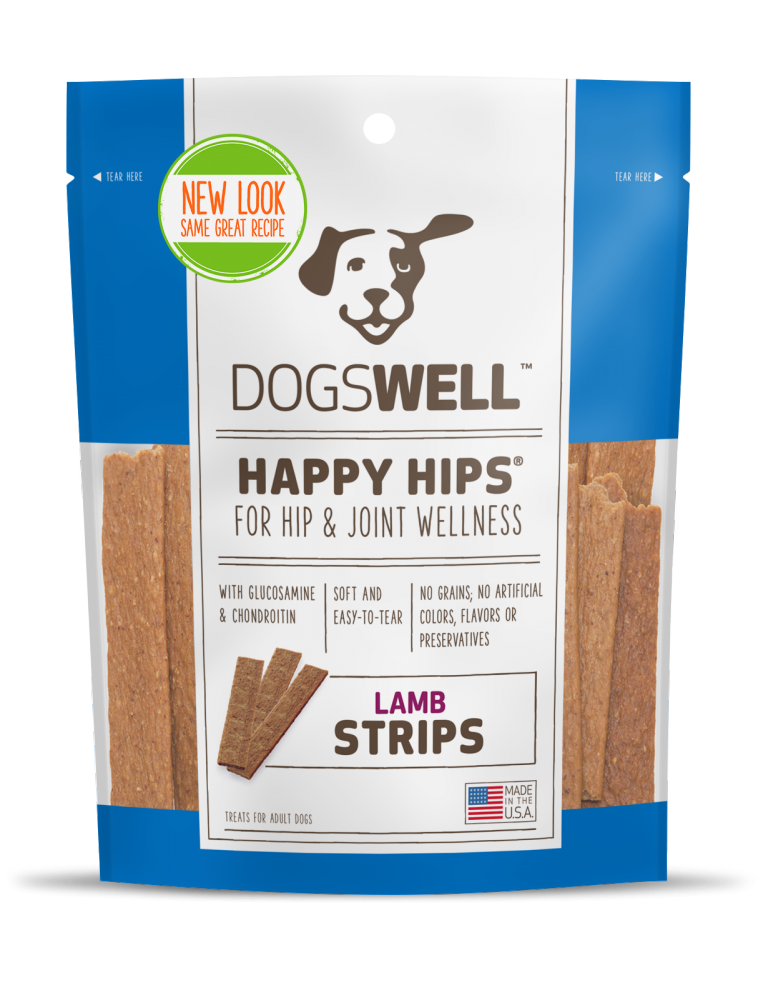 HAPPY HIPS: Treat Dog Ducky Jerky, 4 oz