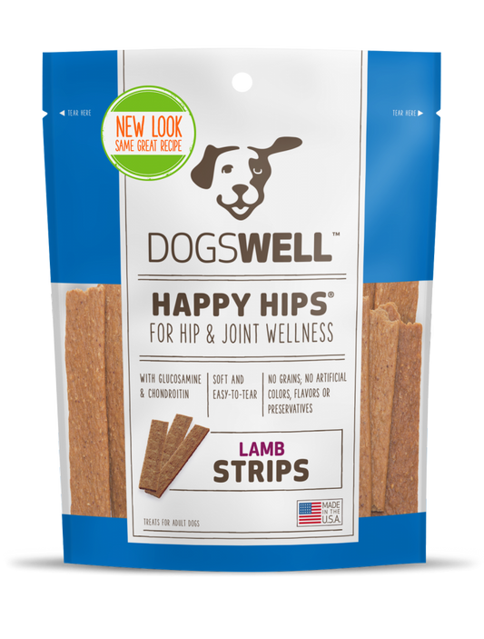 HAPPY HIPS: Treat Dog Ducky Jerky, 4 oz