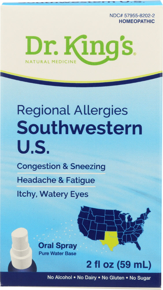 KING BIO: Dr. King's Natural Medicine Homeopathic Regional Allergies Southwestern U.S. Spray, 2 oz