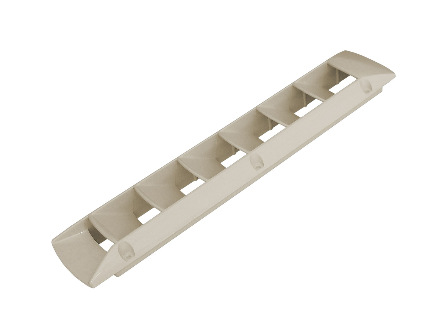louvered vent Off white 2 1/4"x16" (no sharp edges). For use with collector