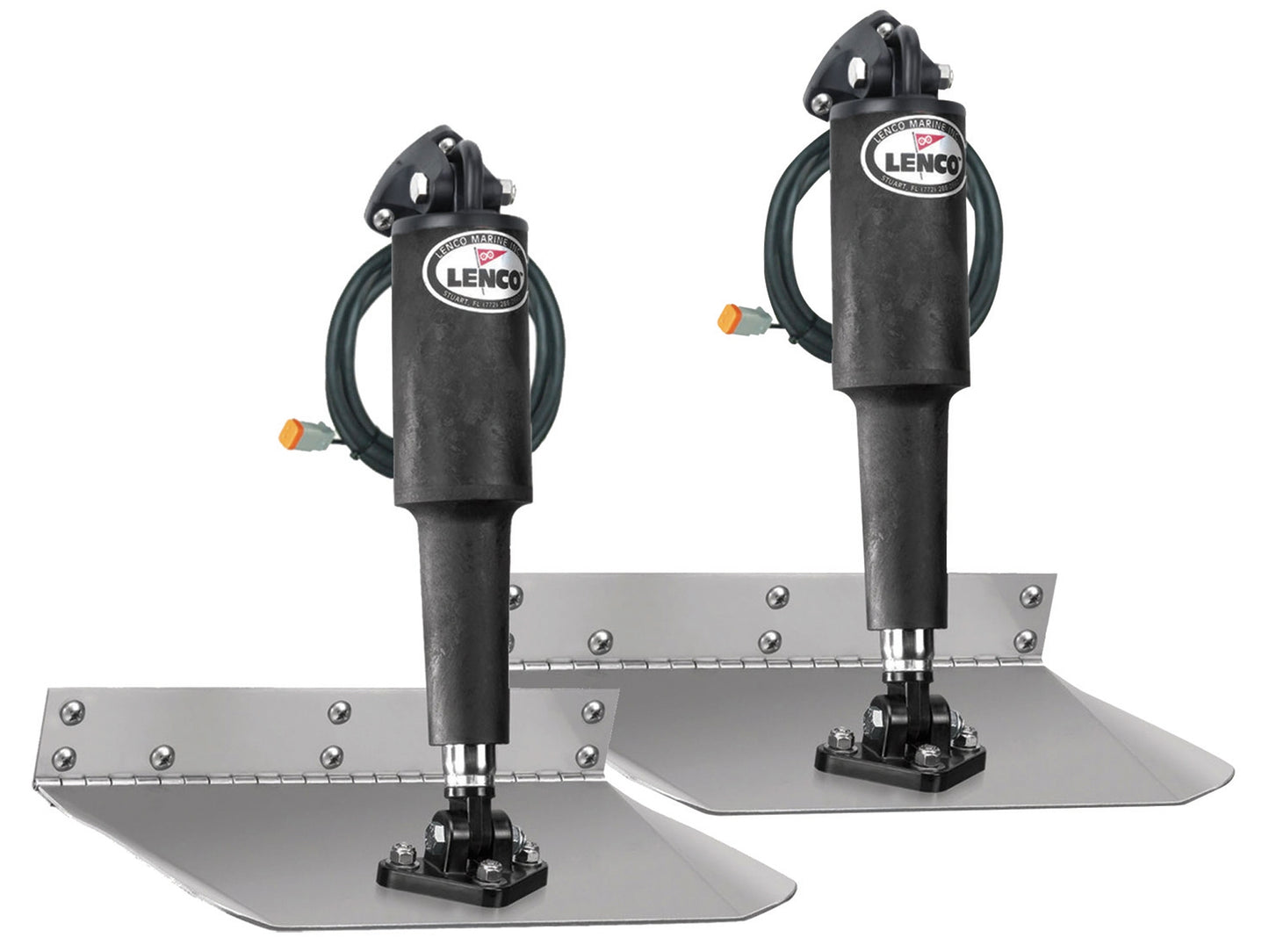 Lenco 09x12" Complete Standard Mount Trim Tab Kit, Switch Included
