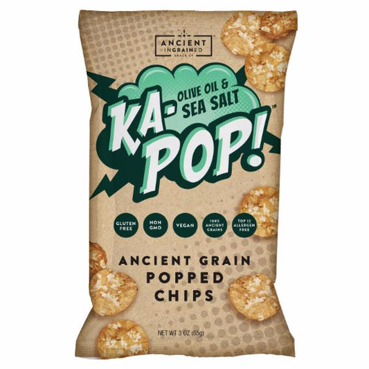 KA-POP: Olive Oil & Sea Salt Popped Chips, 3 oz