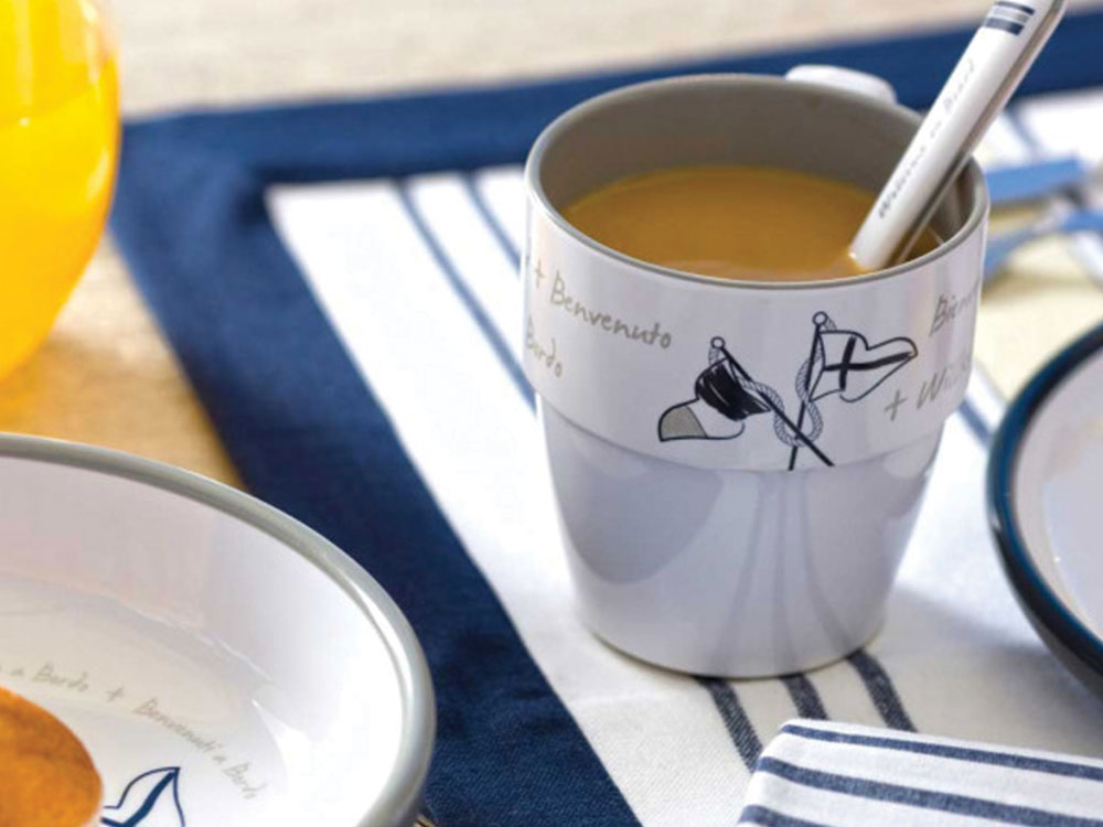 Non-Slip Mug, Welcome on Board (Set of 6) - 27004