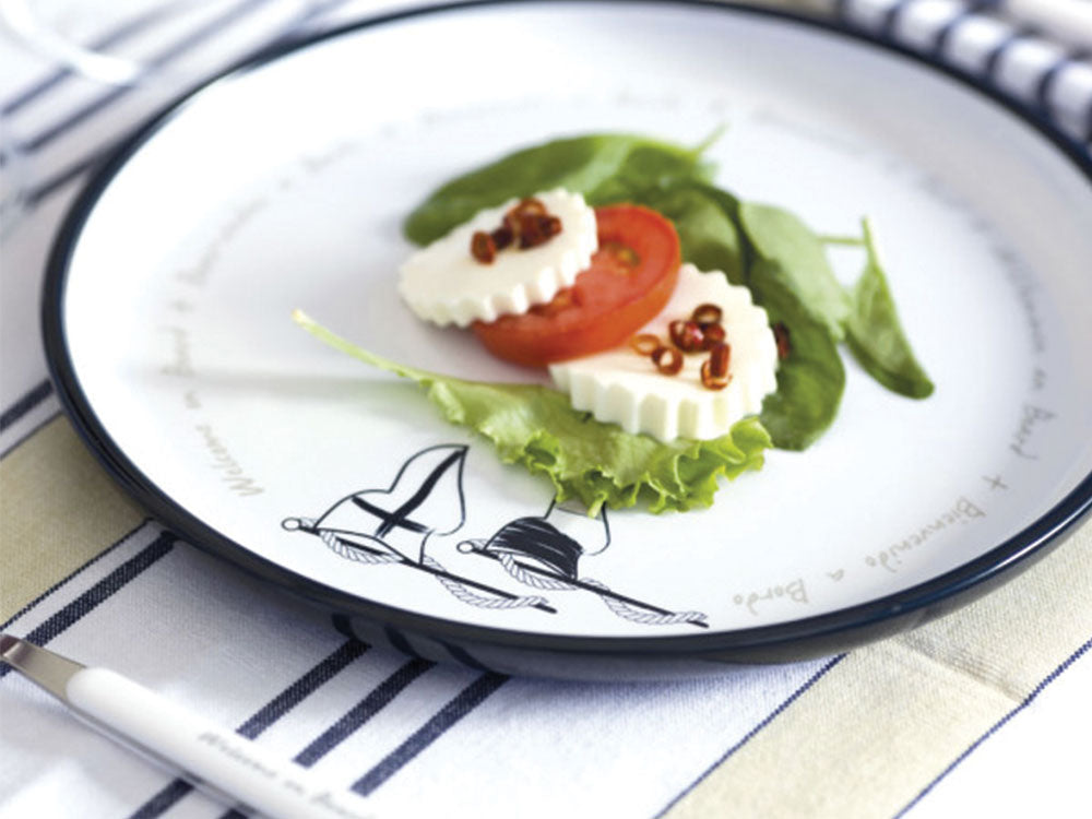 Melamine Non-Slip Dinner Plate, Welcome On Board